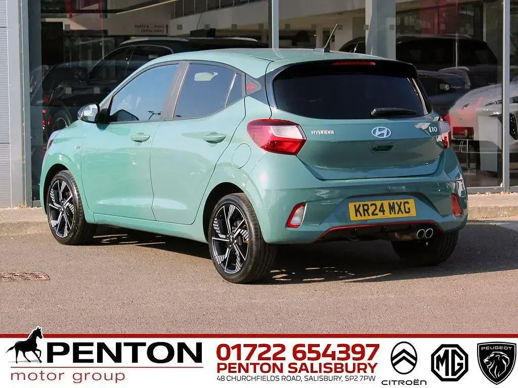 Used Hyundai i10 N Line 98 HP (72 kW) 2024 Green Hatchback