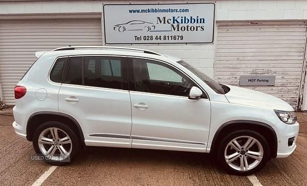 White Used 2015 VW Tiguan R-line SUV | £10,450 (Fair price) - Image 1/4