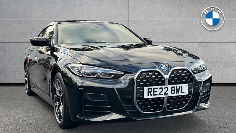 Black Used 2022 BMW 420 Gran Coupé M Sport Coupe | £29,181 (Fair price) - Image 1/4