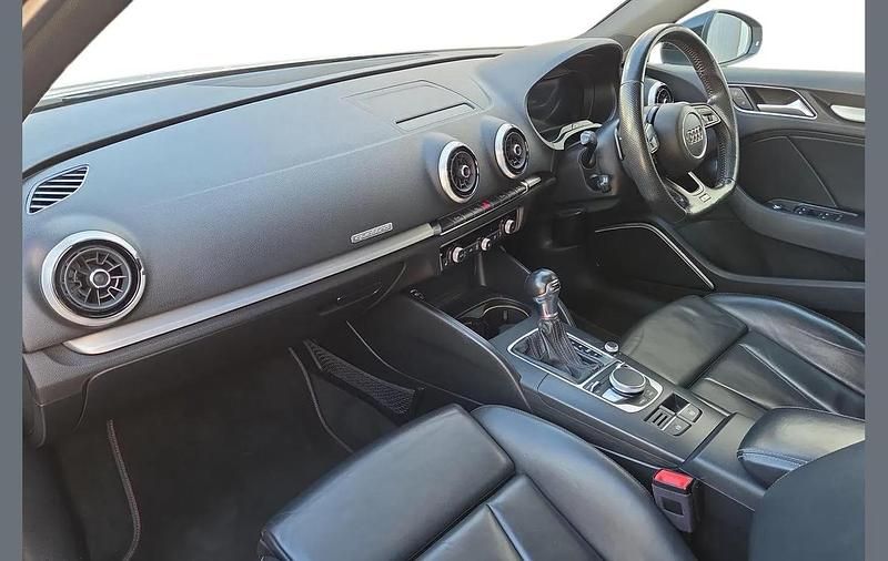 Used Audi S3 Sportback Black Edition 306 HP (225 kW) 2018 White Hatchback