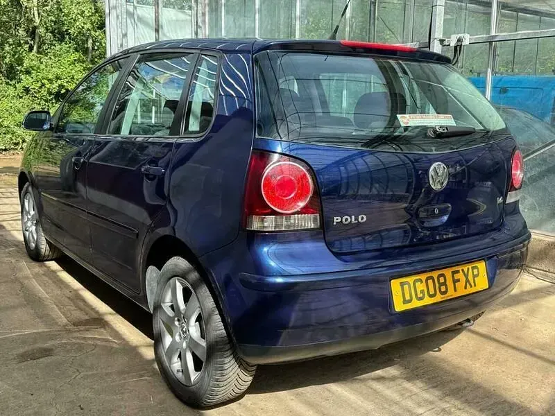 Used VW Polo Match 80 HP (58 kW) 2008 Blue Hatchback