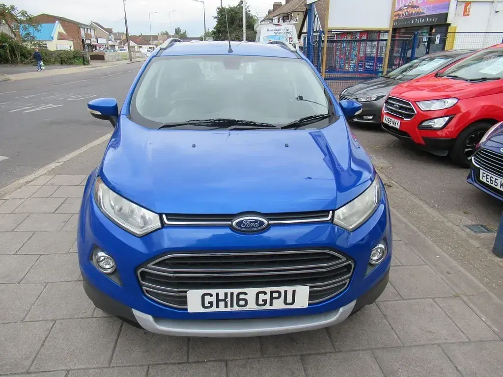 Used Ford Ecosport Titanium 2016 Blue SUV