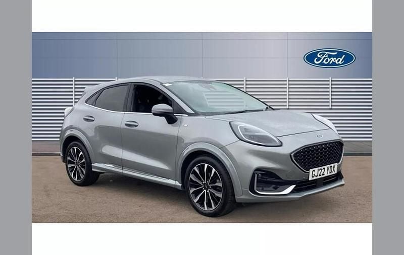 Silver Used 2022 Ford Puma ST-Line SUV | £17,996 (Fair price) - Image 1/4