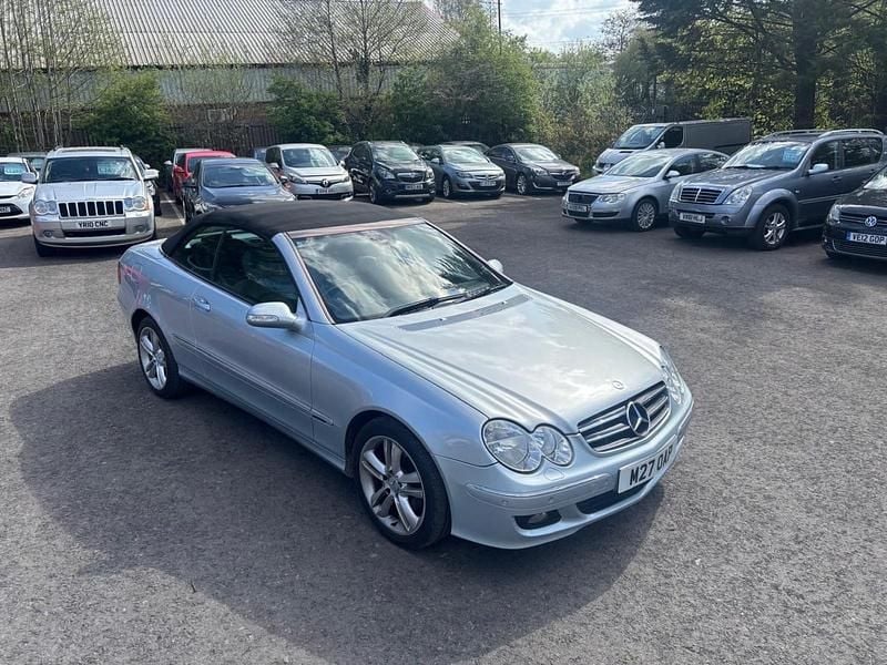 Używany Mercedes CLK280 Avantgarde 2006 Srebrny Kabriolet