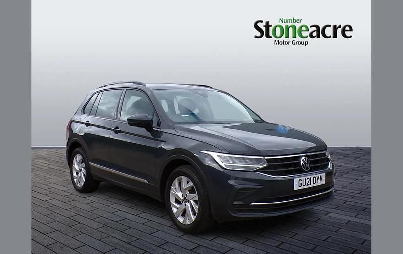 Grey Used 2021 VW Tiguan Life SUV | £13,485 (Good price) - Image 1/2