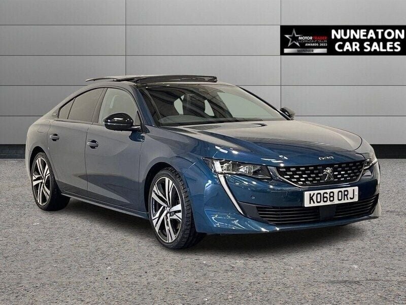 Blue Used 2018 Peugeot 508 GT-line Hatchback | £14,200 (Fair price) - Image 1/4
