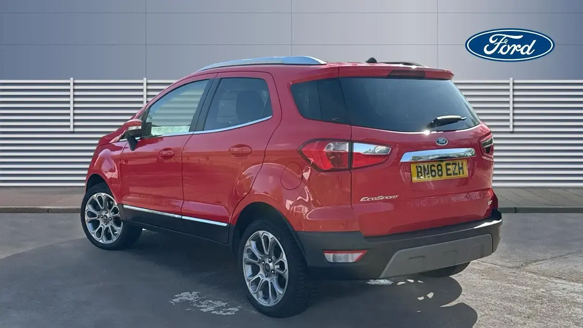 Used Ford Ecosport Titanium 125 HP (91 kW) 2018 Red SUV