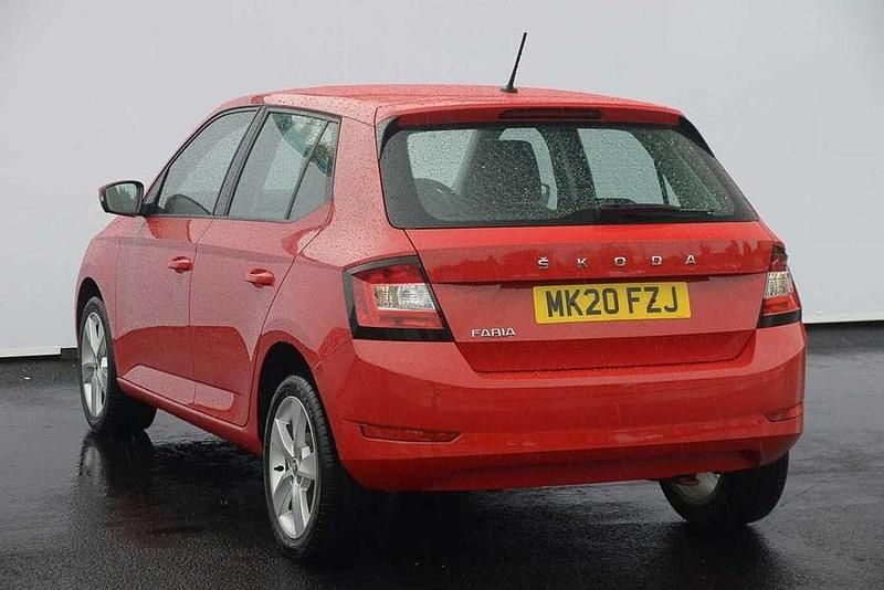 Used Skoda Fabia SE L 94 HP (69 kW) 2020 Corrida red Hatchback
