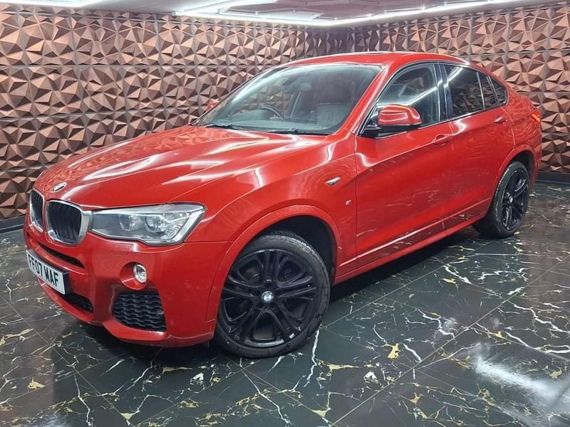 Used BMW X4 M Sport 190 HP (139 kW) 2015 Red SUV