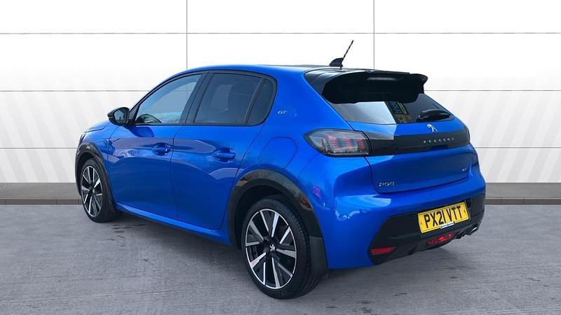 Used Peugeot 208 GTi 101 HP (74 kW) 2021 Blue Hatchback