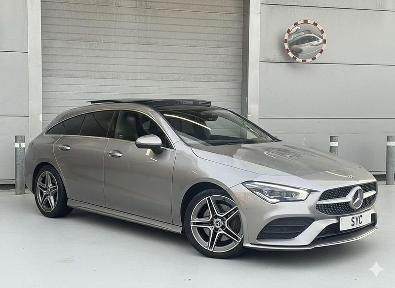 Used Mercedes CLA220 Shooting Brake AMG line 2020 Silver Estate