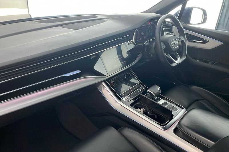 Begagnad Audi Q7 S-Line 286 HK (210 kW) 2021 Blå SUV