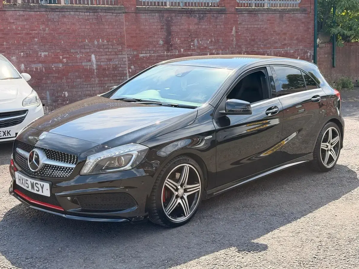 Used Mercedes A250 AMG 211 HP (155 kW) 2015 Black Hatchback