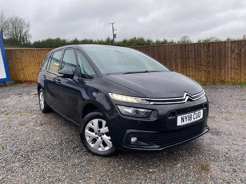 Used Citroën Grand C4 Picasso Touch 100 HP (73 kW) 2018 Black MPV