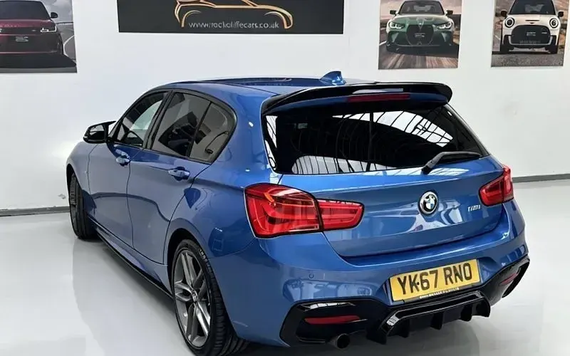 Used BMW 118 M Sport 136 HP (100 kW) 2017 Blue Hatchback