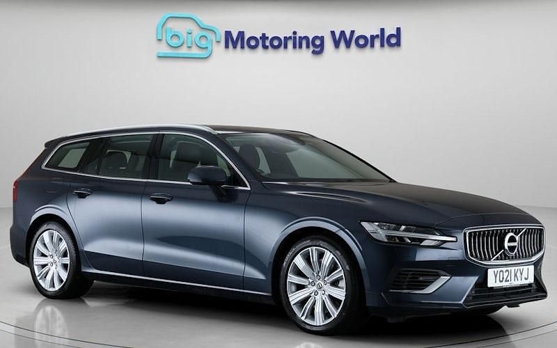 Blue Used 2021 Volvo V60 Inscription Estate | £20,500 (Good price) - Image 1/4