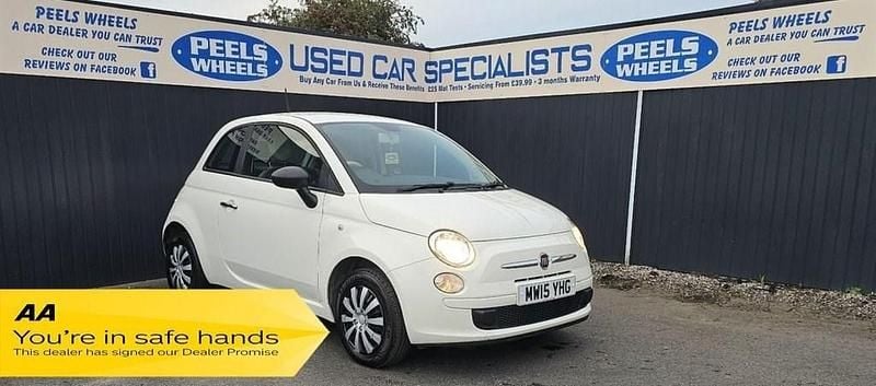 White Used 2015 Fiat 500 Pop Hatchback | £3,475 (Good price) - Image 1/4