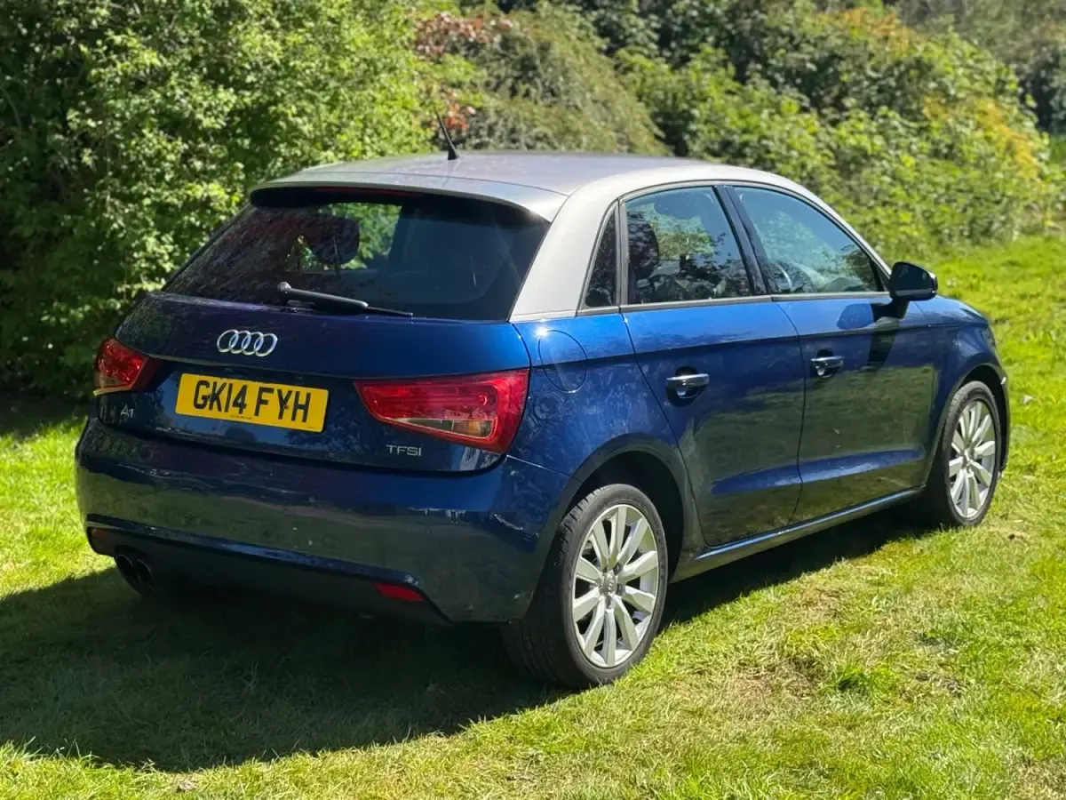 Begagnad Audi A1 Sport 2014 Blå Halvkombi