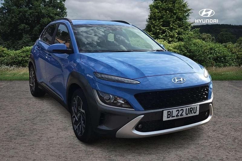 Blue Used 2022 Hyundai Kona Premium SUV | £17,845 (Fair price) - Image 1/4