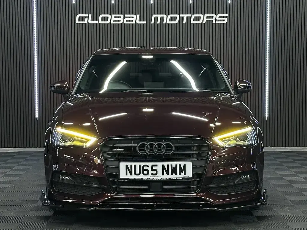 Used Audi A3 S-Line 184 HP (135 kW) 2015 Red Sedan