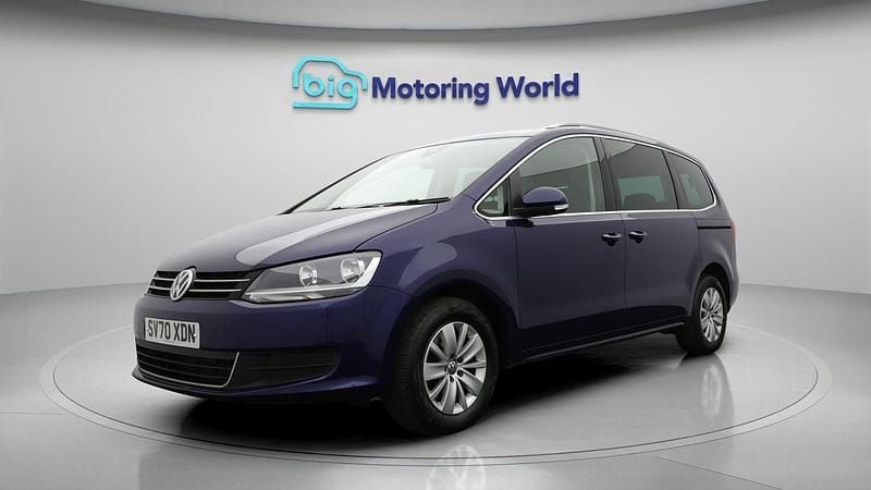 Used VW Sharan SE 150 HP (110 kW) 2020 Blue MPV