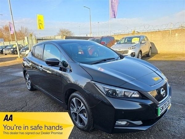 Black Used 2021 Nissan Leaf N-Connecta Hatchback | £9,995 (Fair price) - Image 1/1