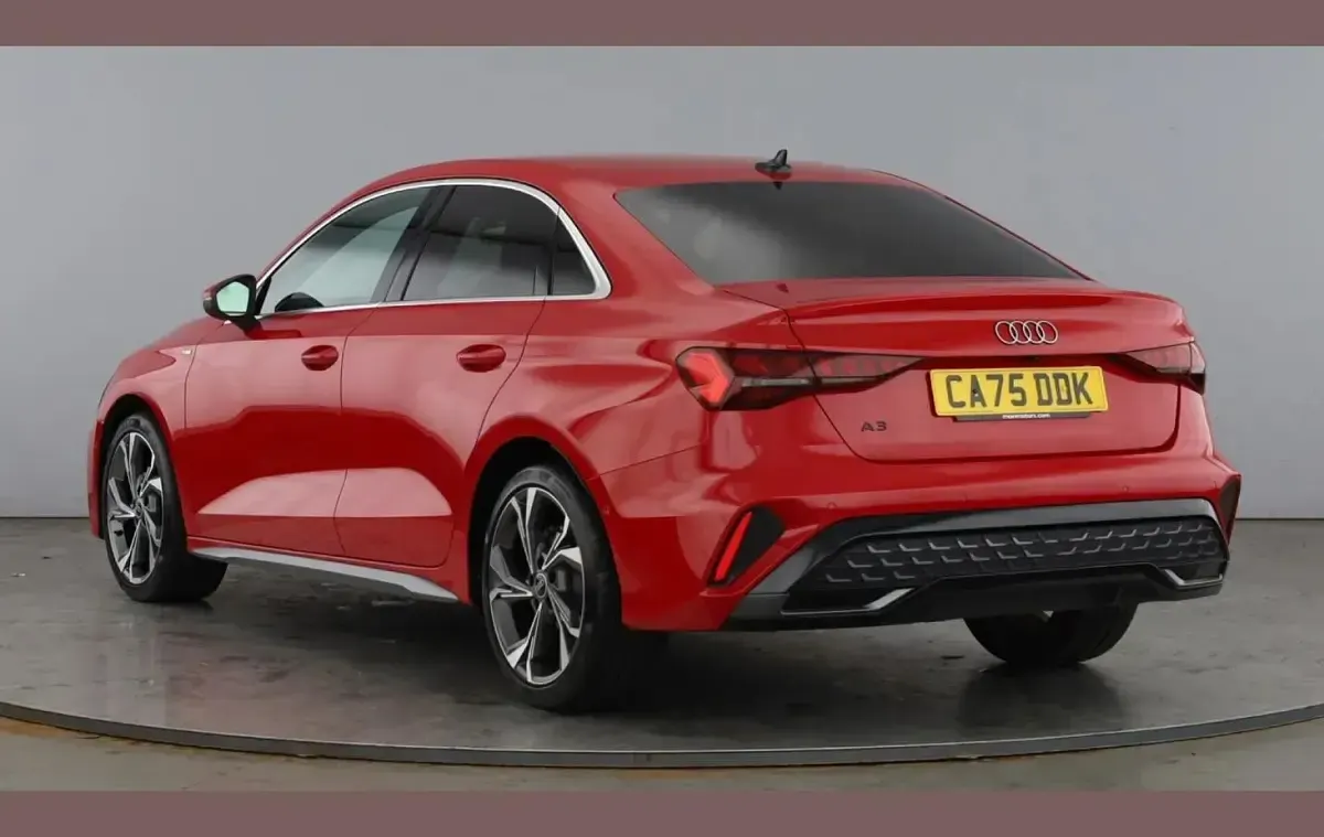 Used Audi A3 S-Line 113 HP (83 kW) 2025 Red Sedan