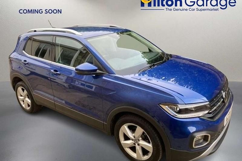 Used VW T-Cross SEL 2021 Blue SUV