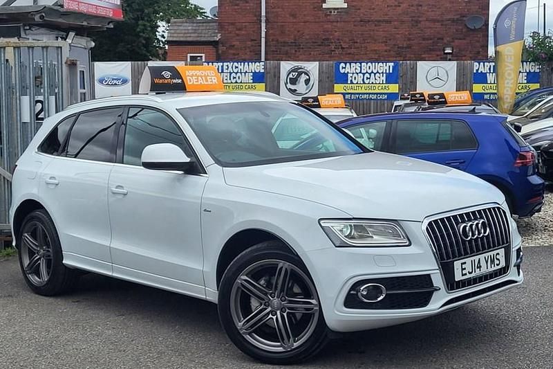 Used Audi Q5 S-line plus 177 HP (130 kW) 2014 White SUV