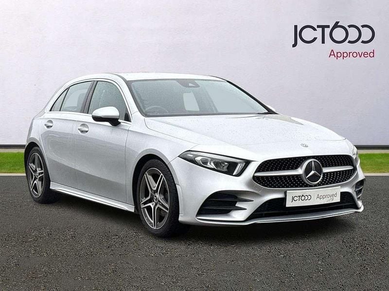 Silver Used 2018 Mercedes A180 AMG line Hatchback | £14,100 (Fair price) - Image 1/4