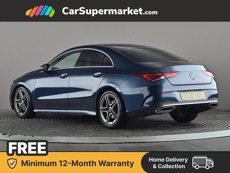 Used Mercedes CLA200 AMG line 2020 Blue Coupe