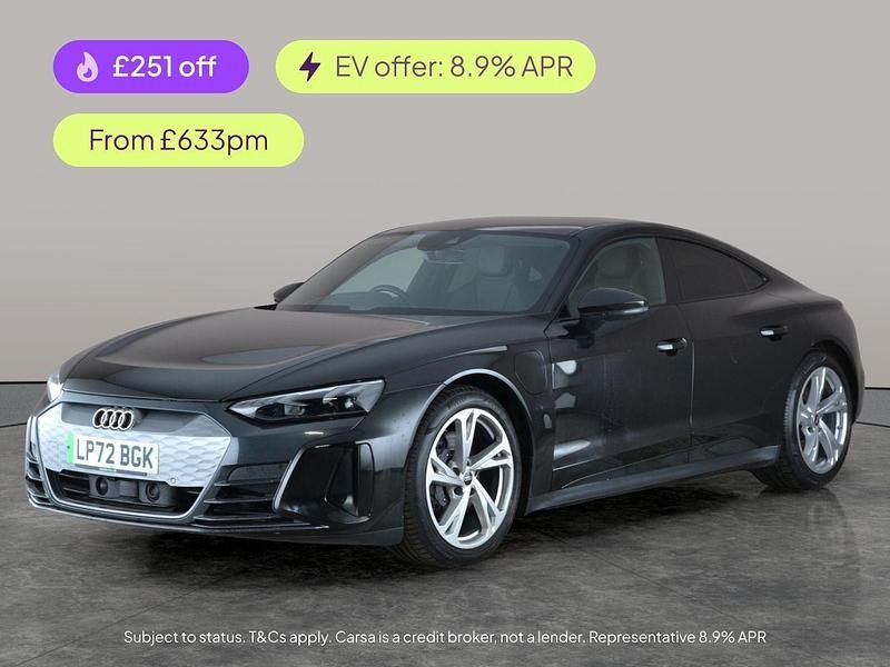 Used Audi e-tron GT quattro Advanced 389 kW (530 HP) 2022 Black Sedan