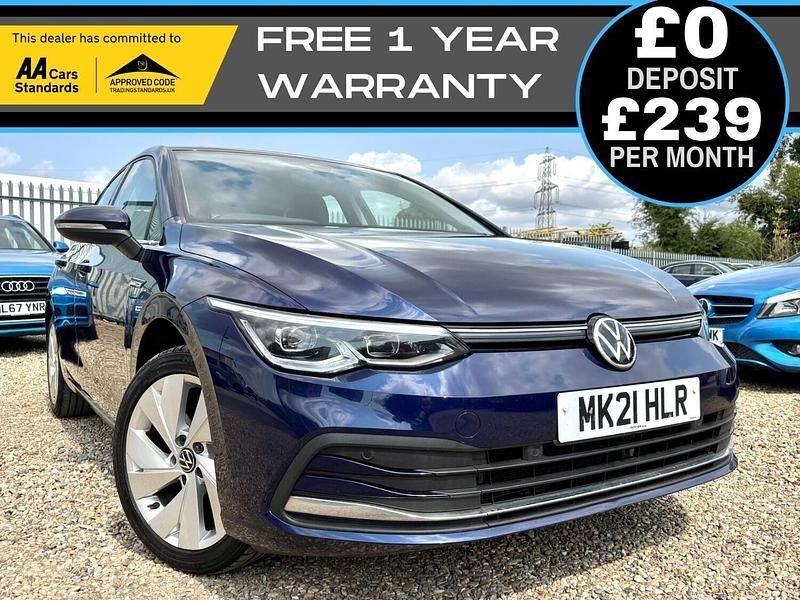 Blue Used 2021 VW Golf VIII Style Hatchback | £13,490 (Fair price) - Image 1/4