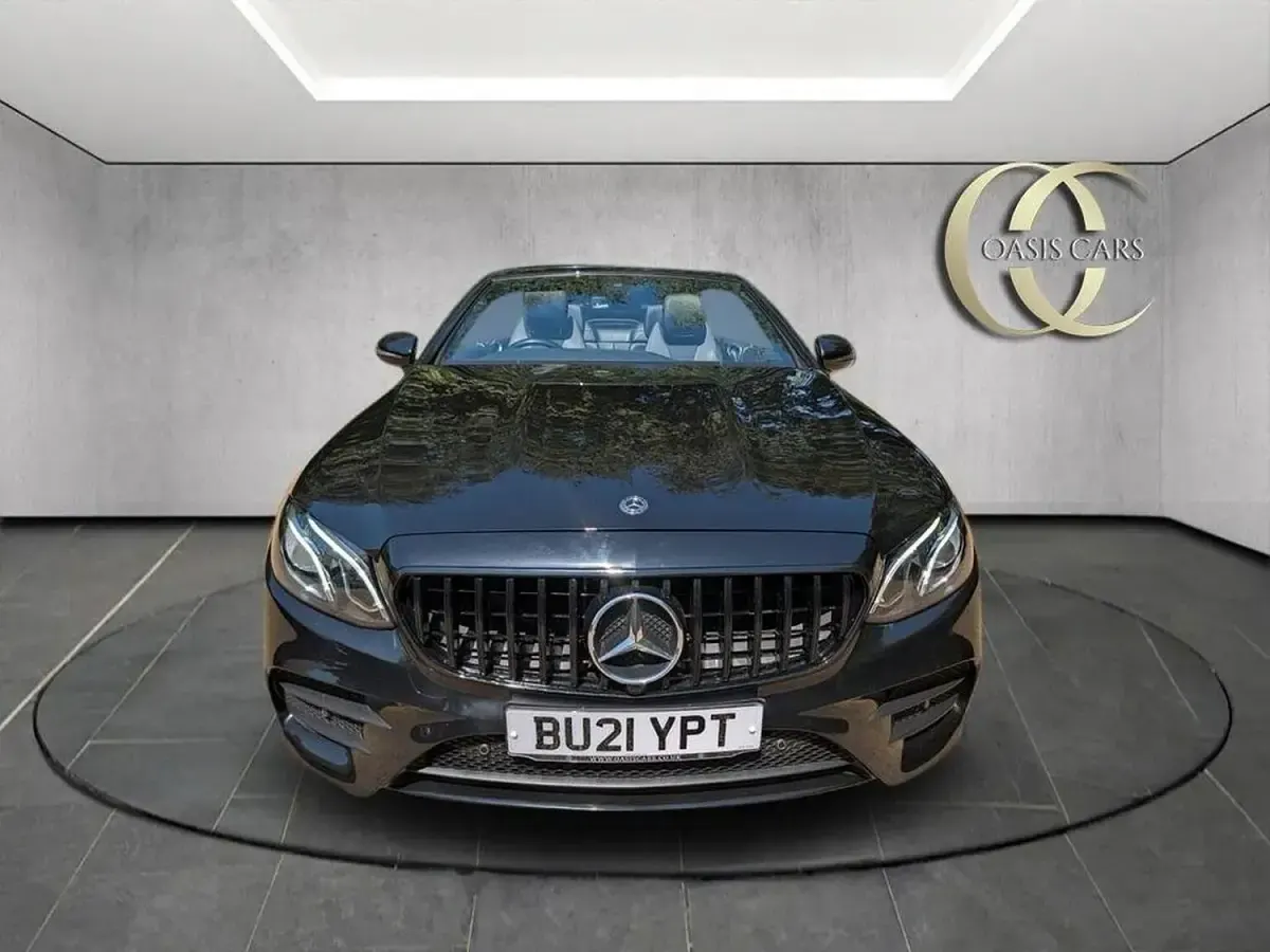 Used Mercedes E400 AMG line 2021 Black Cabriolet