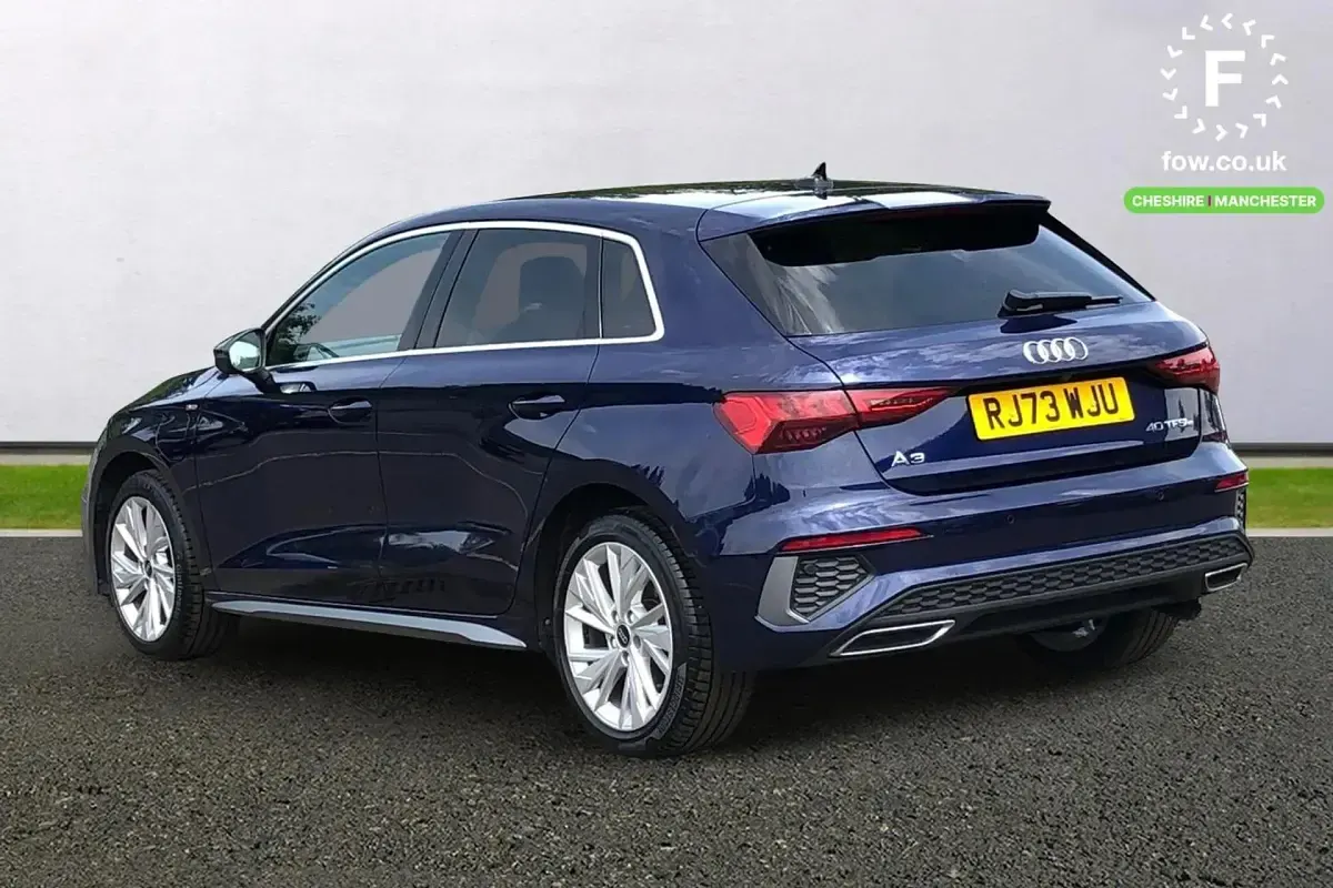 Used Audi A3 Sportback e-tron S-Line 2023 Blue Hatchback