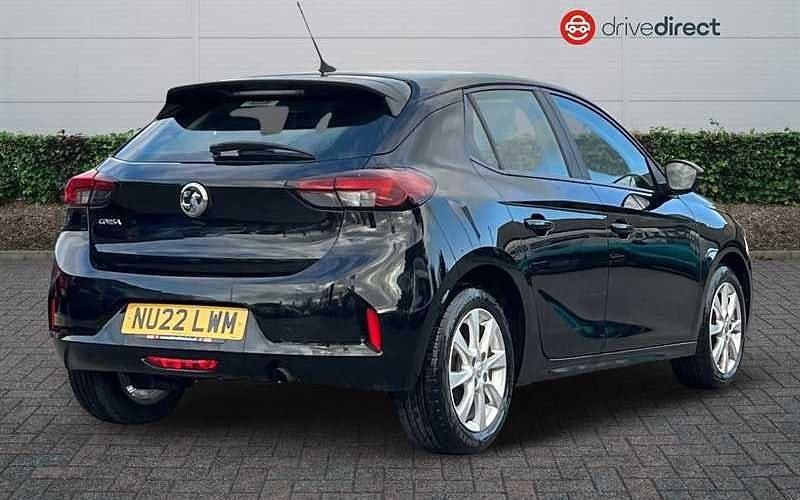 Used Vauxhall Corsa Edition 75 HP (55 kW) 2022 Black Hatchback