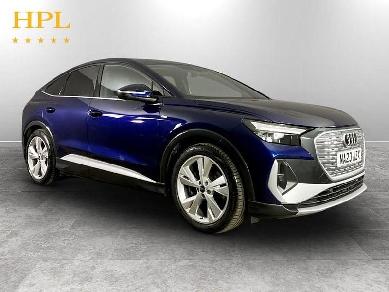 Used Audi Q4 Sportback e-tron S-Line 150 kW (204 HP) 2023 Blue SUV
