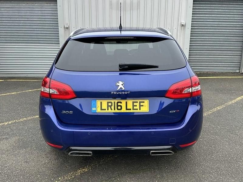 Used Peugeot 308 SW GTi 180 HP (132 kW) 2016 Blue Estate