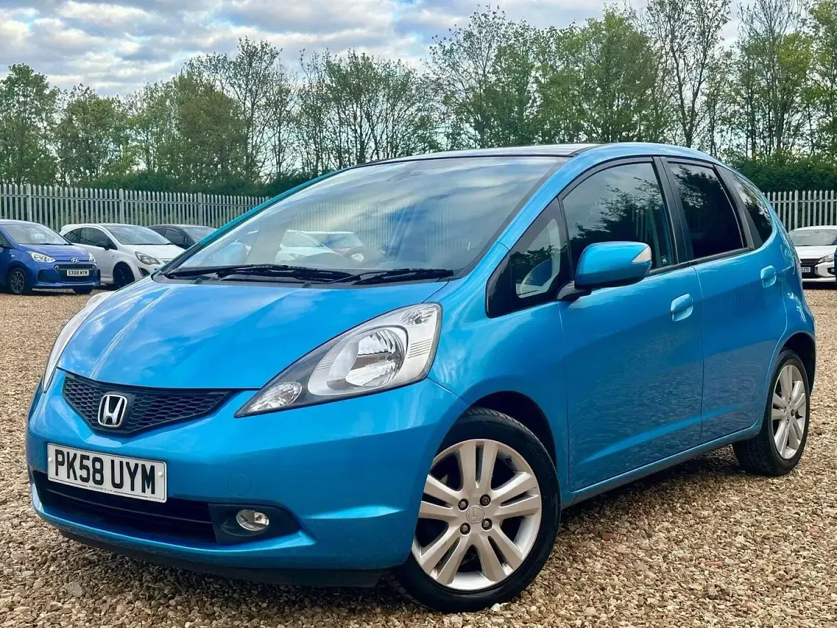 Używany Honda Jazz EX 100 KM (73 kW) 2009 Niebieski Hatchback