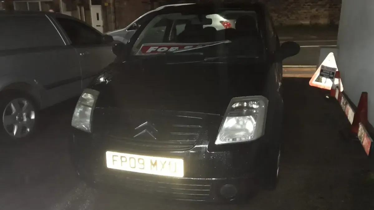 Used Citroën C2 60 HP (44 kW) 2009 Black Hatchback