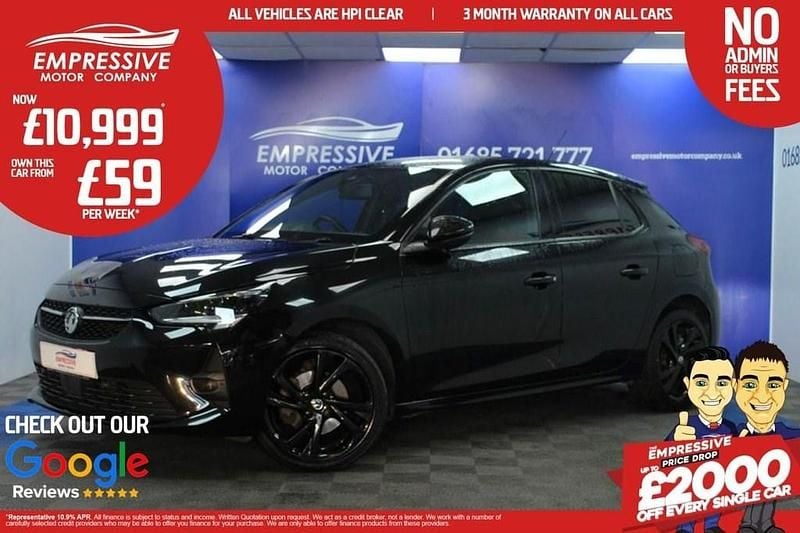 Black Used 2020 Vauxhall Corsa SRi Hatchback | £10,999 (A bit pricey) - Image 1/4