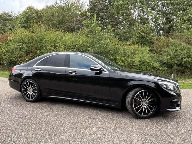 Black Used 2014 Mercedes S350 AMG line Sedan | £17,595 (Fair price) - Image 1/4