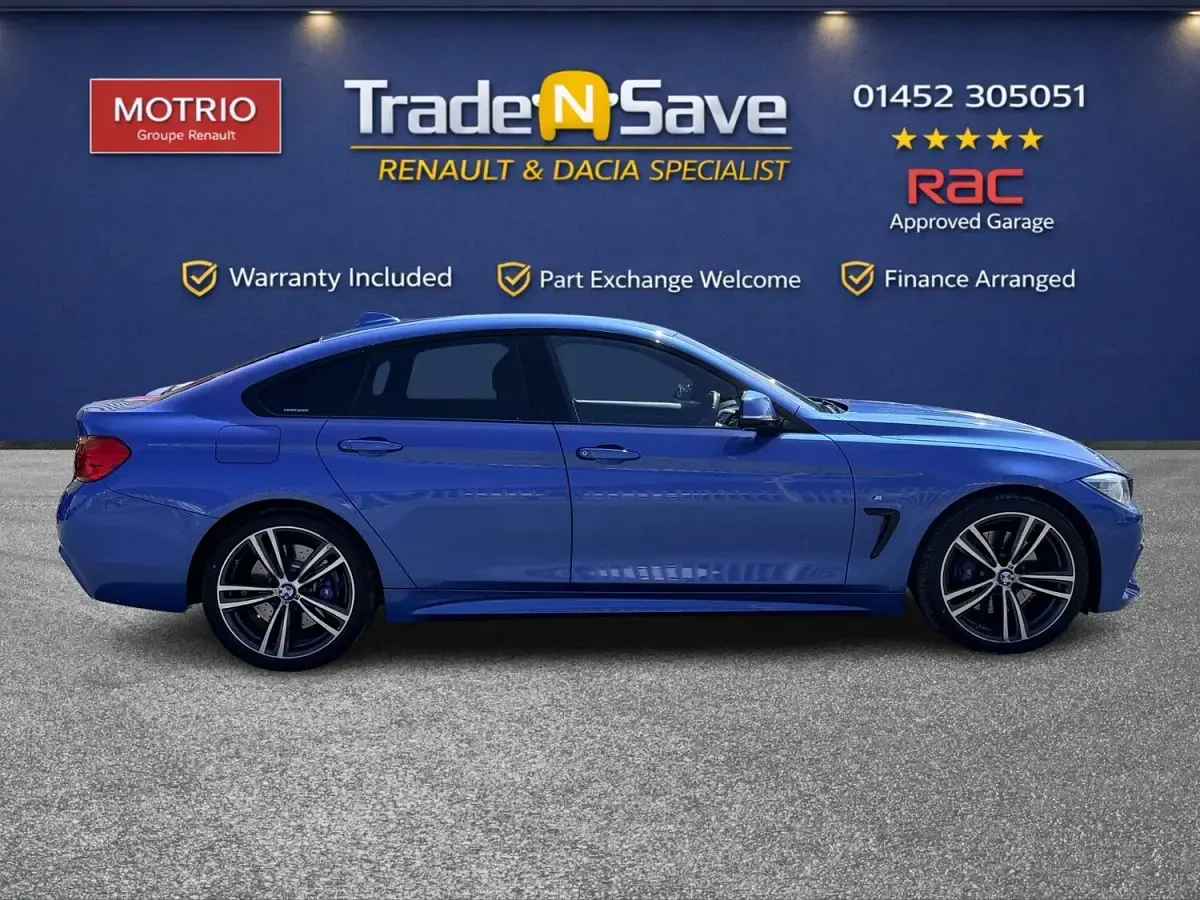 Used BMW 420 Coupé M Sport 190 HP (139 kW) 2016 Blue Coupe