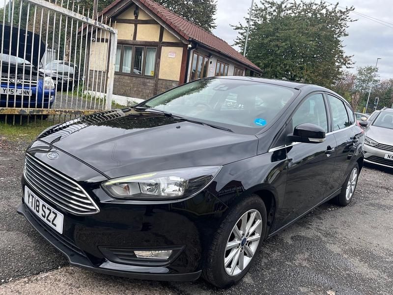 Black Used 2018 Ford Focus Titanium Hatchback | £3,799 - Image 1/4