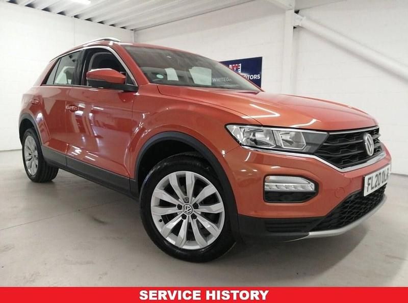 Used VW T-Roc SE 115 HP (84 kW) 2020 Orange SUV