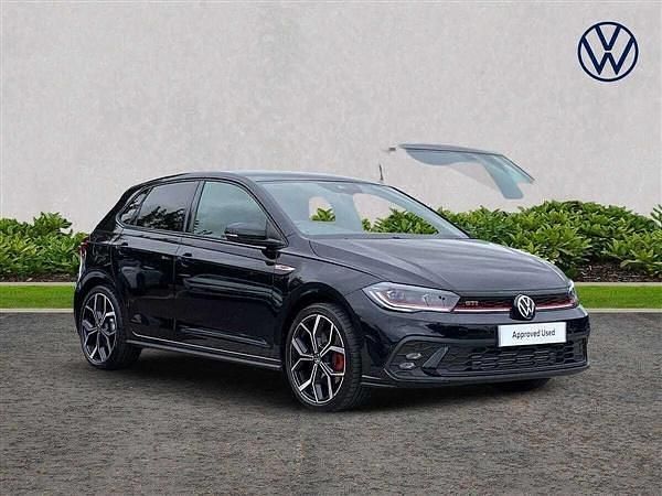 Black Used 2025 VW Polo GTI Hatchback | £26,990 (Expensive) - Image 1/4