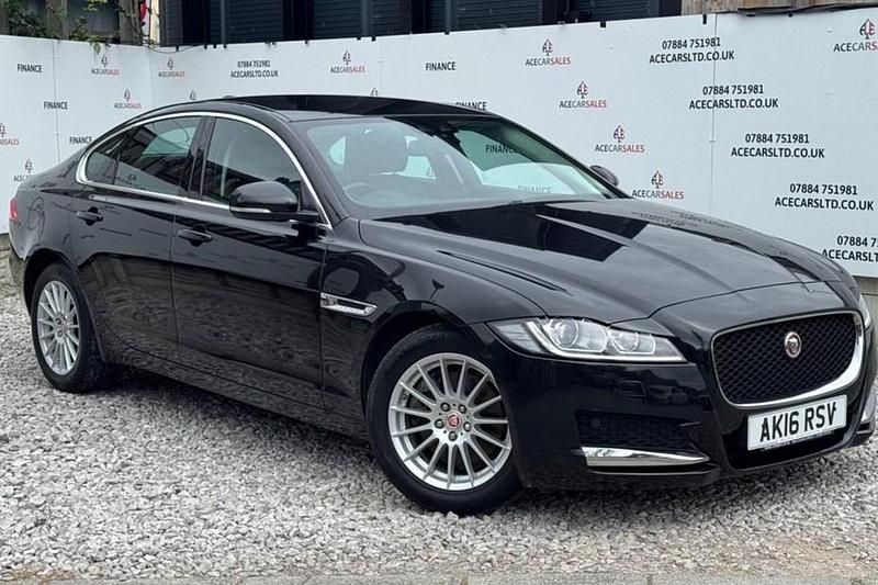 Black Used 2016 Jaguar XF Prestige Sedan | £9,995 (Good price) - Image 1/1