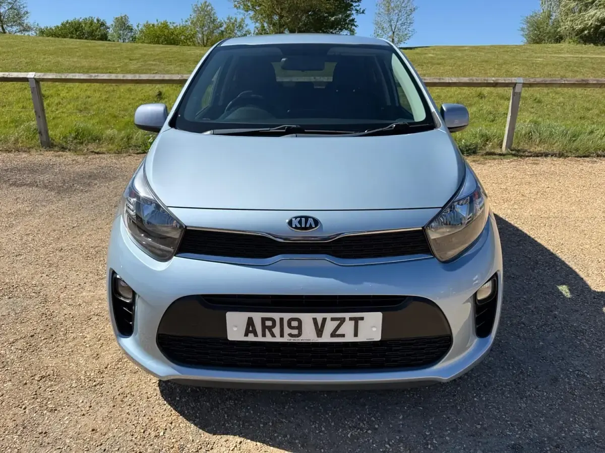 Used Kia Picanto 66 HP (48 kW) 2019 Blue Hatchback