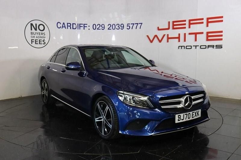Blue Used 2020 Mercedes C200 Sedan | £17,988 (Good price) - Image 1/4