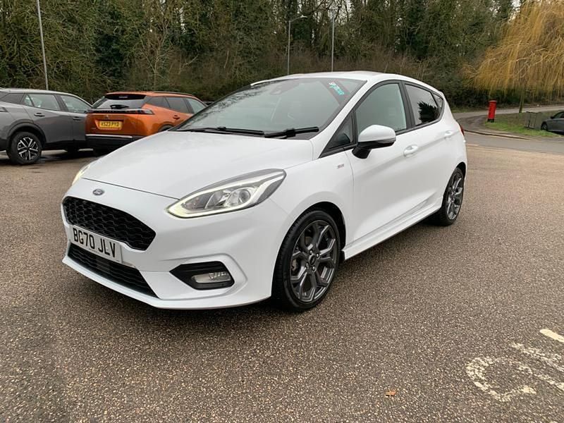 Used Ford Fiesta ST-Line 123 HP (90 kW) 2020 White Hatchback